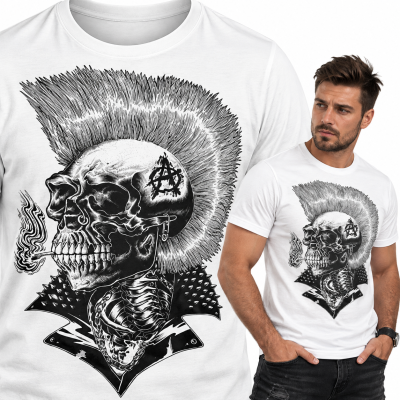KOSZULKA HORROR SKULL A